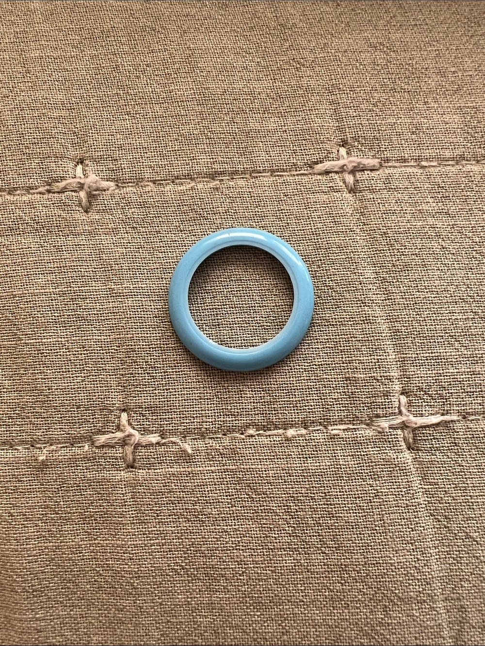 Sky Blue Resin Gucci Ring for Women watch